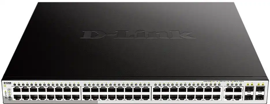 Коммутатор D-Link PROJ Managed L2 Switch 24x1000Base-T PoE, 4x10GBase-X SFP+, PoE Budget 370W, Surge 6KV, CLI, RJ45 Console, RPS, Dying Gasp