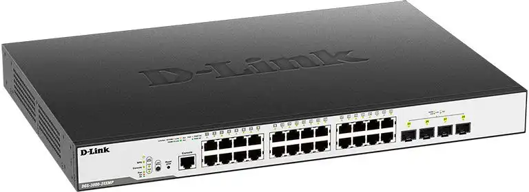 Управляемый коммутатор D-Link DGS-3000-28XMP/B1A с PoE+ фото 2