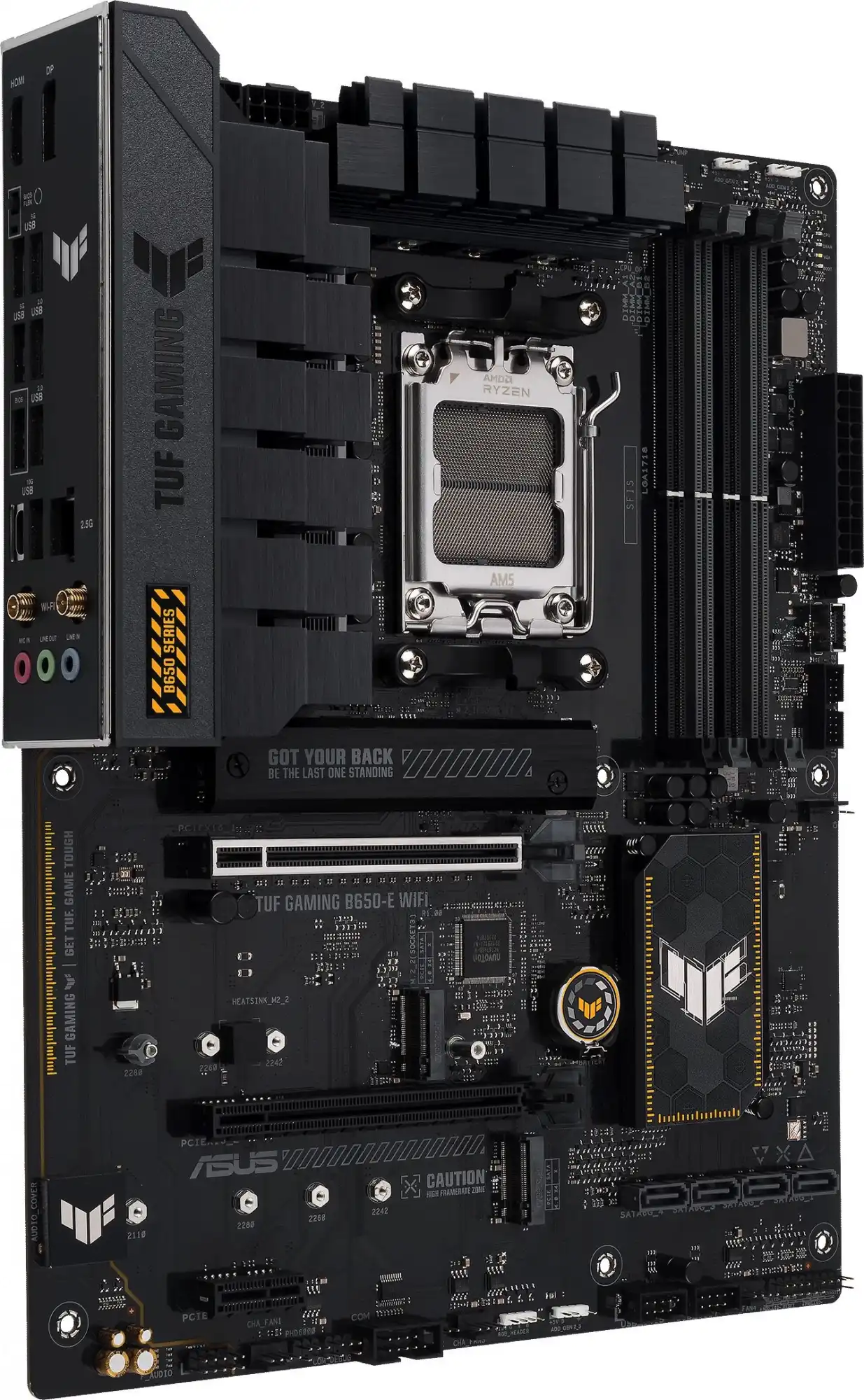 Материнская плата Asus TUF GAMING B650-E WIFI Socket AM5 AMD B650 4xDDR5 ATX AC`97 8ch(7.1) 2.5Gg RAID+HDMI+DP фото 2