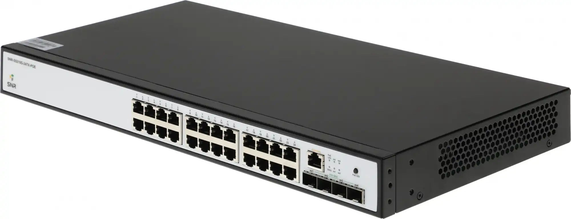Управляемый коммутатор SNR-S5210G-24TX-POE с поддержкой PoE