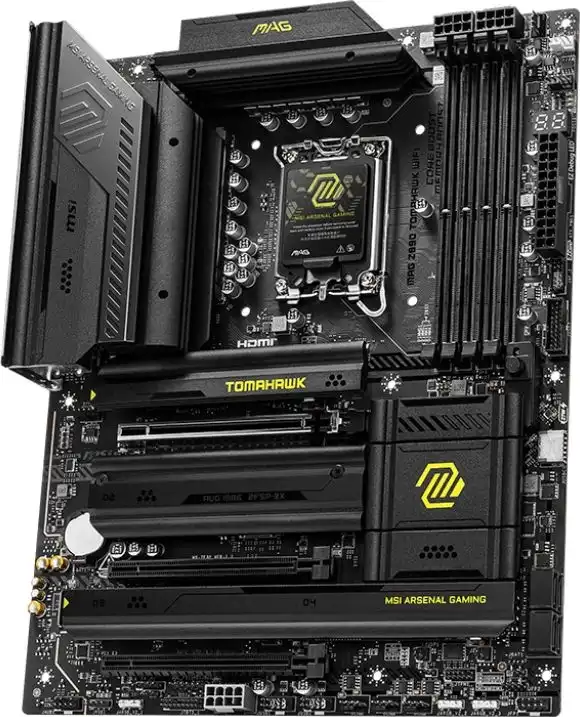 Материнская плата MSI MAG Z890 TOMAHAWK WIFI  Soc-1851 Intel Z890 4xDDR5 ATX AC`97 8ch(7.1) 5Gigabit RAID+HDMI фото 2
