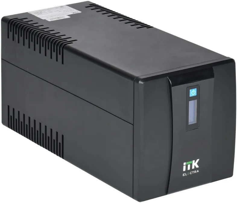 Источник бесперебойного питания ITK Electra 720Вт 1200ВА черный