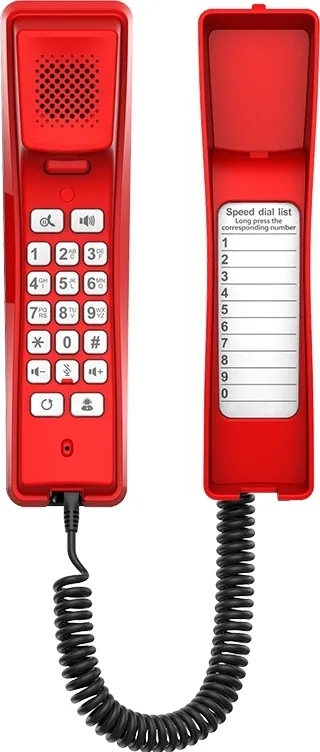 Телефон IP Fanvil H2U красный