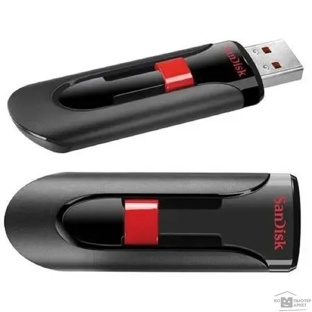SanDisk USB Drive 128Gb Cruzer Glide SDCZ60-128G-B35 {USB2.0, Black}