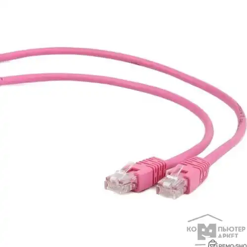 Кабель Cablexpert Патч-корд UTPPP12-1M кат.5e, 1м, литой, многожильный (розовый) фото 3 Кабель Cablexpert Патч-корд UTPPP12-1M кат.5e, 1м, литой, многожильный (розовый) фото 3