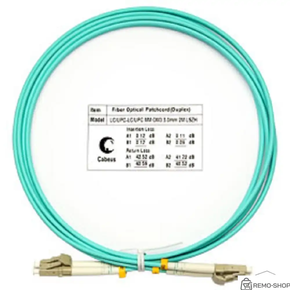 Оптический патч-корд LC-LC многомодовый 50/125, 2 метра фото 2