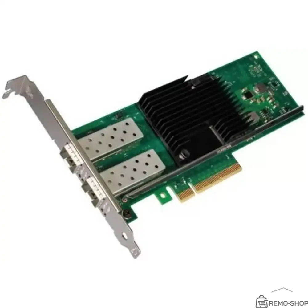 адаптер Intel Ethernet Converged Network Adapter X710-DA2, 10Gb Dual Ports SFP+, open optics, transivers not included, LP and FH brackets included фото 2