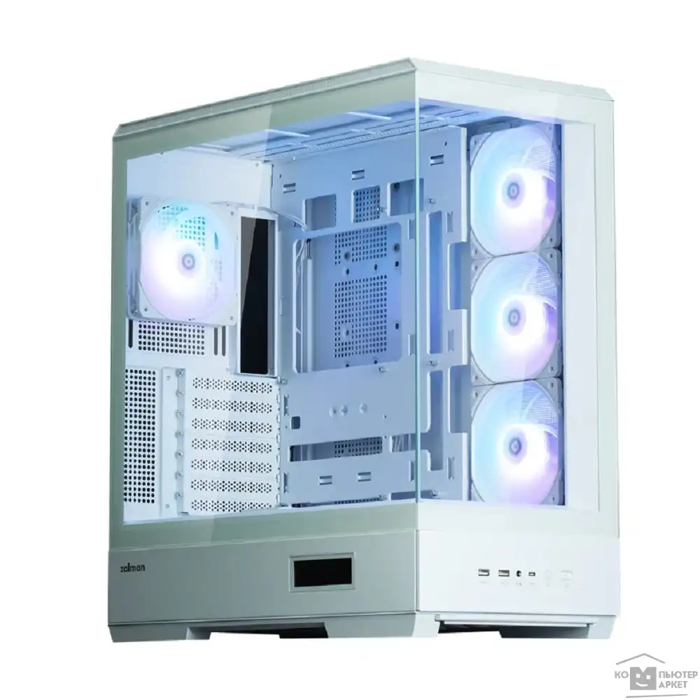 Корпус Zalman P50 DS WHITE ATX фото 2