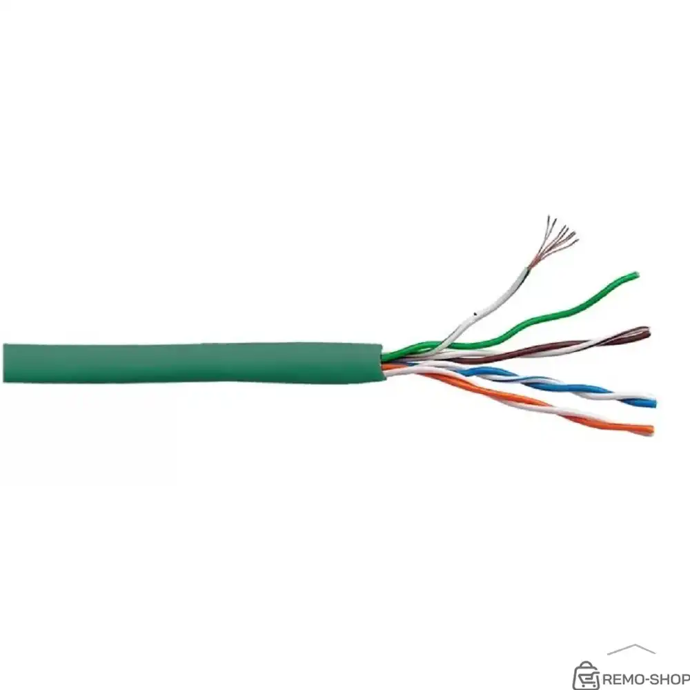 Кабель информационный LanMaster кат.5е, 305м, зеленый [lan-5eutp-pt-lszh-gn] фото 2