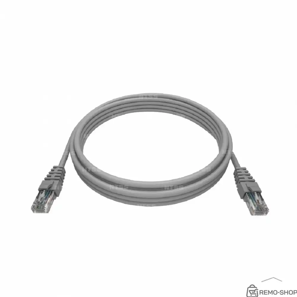 Патч-корд NTSS PREMIUM UTP CAT5e, 5 метров, серый