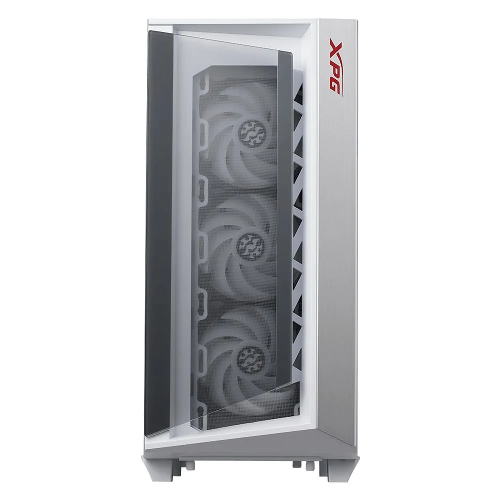 Корпус XPG CRUISER WHITE [CRUISERST-WHCWW] (Midi-Tower, белый, TG, 120mm ARGB fan*3) фото 2