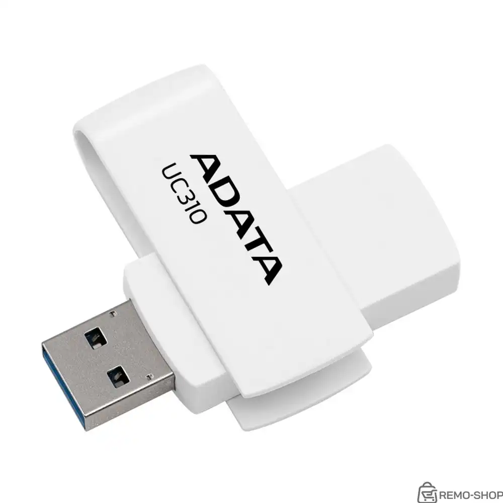 A-DATA Flash Drive 64GB USB WHITE UC310-64G-RWH ADATA фото 3