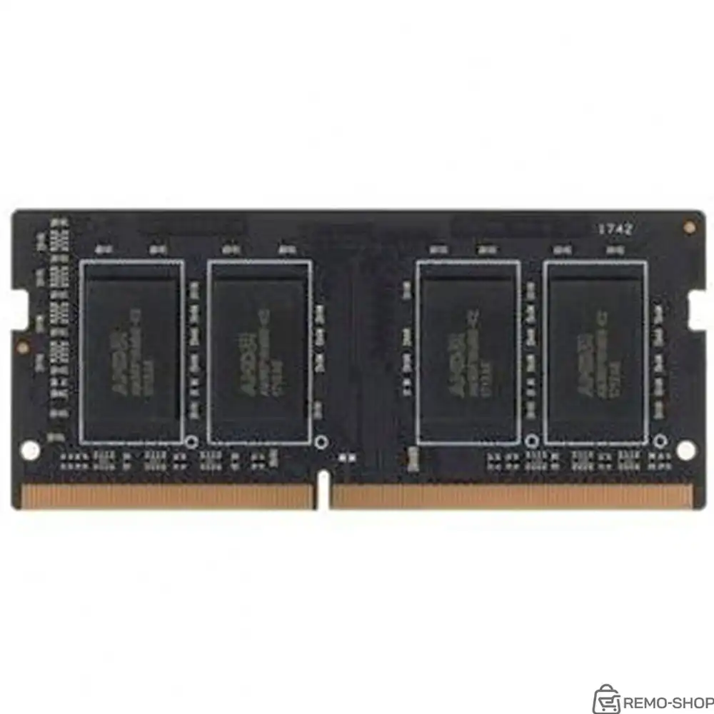 Модуль памяти AMD Radeon 4GB  DDR3L 1600 SO DIMM R5 Entertainment Series Black R534G1601S1SL-U Non-ECC, CL11, R534G1601S1SL-U 1.35V, Retail (182460)
