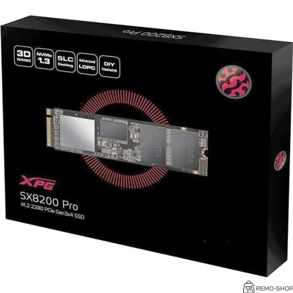 Твердотельный накопитель ADATA XPG SX8200 Pro 512 ГБ M.2 2280 NVMe фото 2