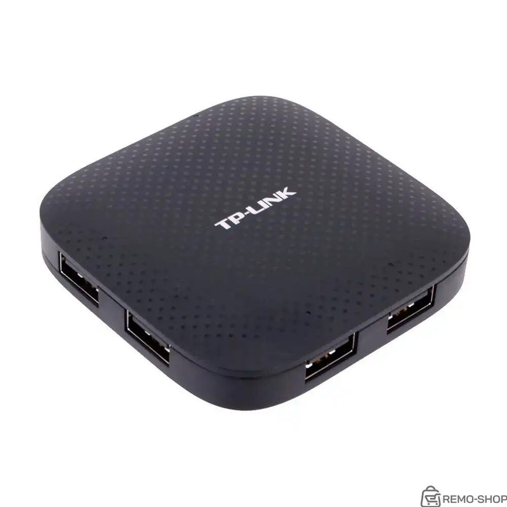 Концентратор TP-LINK UH400 4-портовый  USB 3.0,1 разъём USB 3.0, 4 порта USB 3.0, встроенный кабель с разъёмом USB, компактный дизайн, plug & play, не требуется адаптера, (091477), {80}