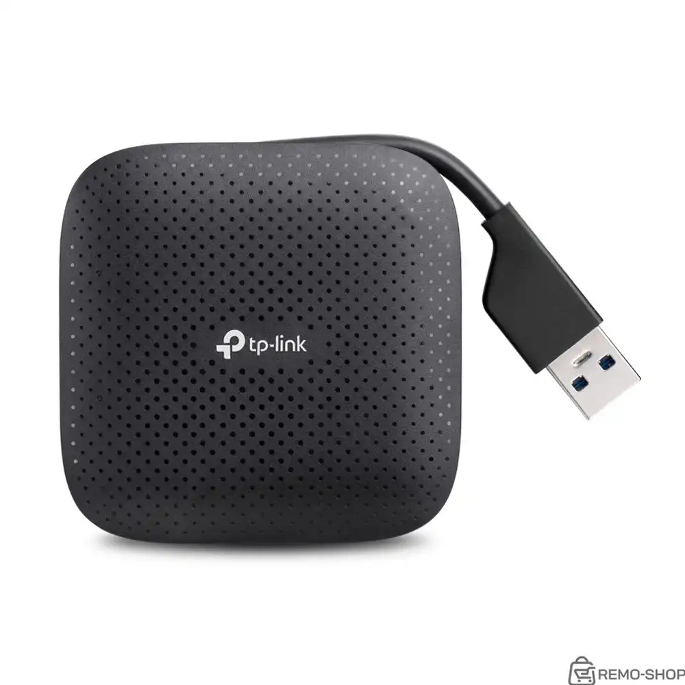 Концентратор TP-LINK UH400 4-портовый  USB 3.0,1 разъём USB 3.0, 4 порта USB 3.0, встроенный кабель с разъёмом USB, компактный дизайн, plug & play, не требуется адаптера, (091477), {80} фото 2