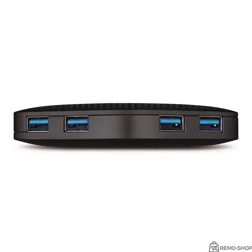 Концентратор TP-LINK UH400 4-портовый  USB 3.0,1 разъём USB 3.0, 4 порта USB 3.0, встроенный кабель с разъёмом USB, компактный дизайн, plug & play, не требуется адаптера, (091477), {80} фото 3