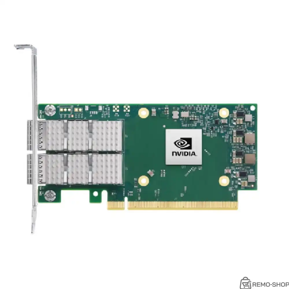 Сетевой адаптер Mellanox ConnectX-6 Dx EN, 100GbE, Dual-port QSFP56, PCIe 4.0 x16