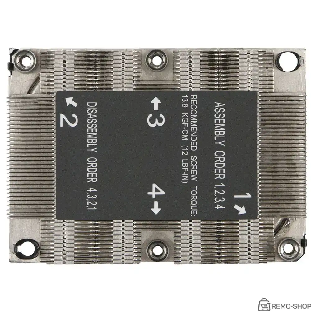 Пассивный кулер ALSEYE ASI3647-A4HCA1UHZP0067PS (SNK-PO067PS) 1U Narrow,3647,Material :CU FIN+AL Base+CU Plate+4HP Dimension:L108*W78*H25.5mm,Fin pitch:1.47mm,Fin thickness:0.2mm,Power dissipation:205W {36} (876061) фото 2