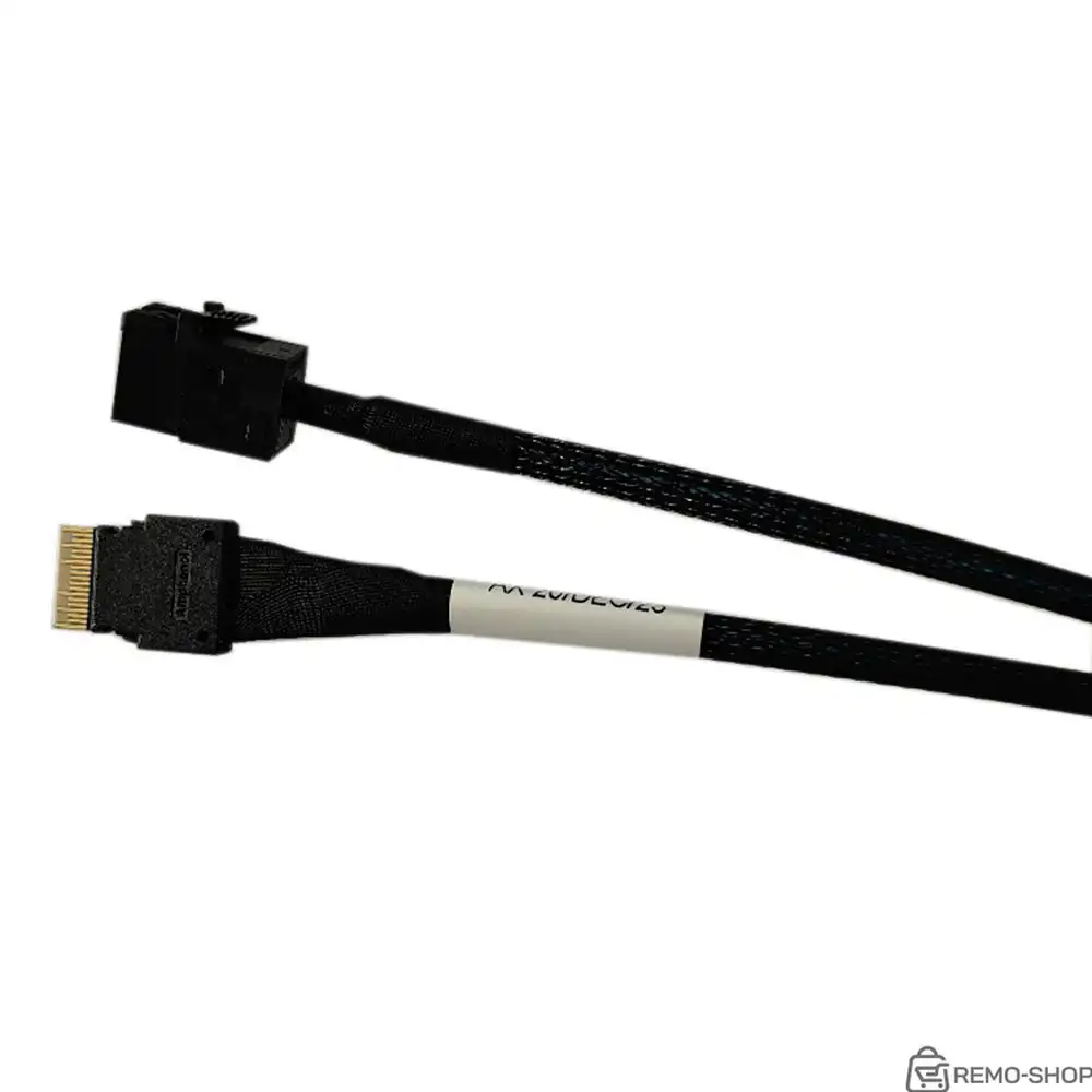 Кабель Amphenol  RSL38-1067  Slimline SASx4 (SFF8654) -to- HD MiniSAS x4 (SFF8643) 100cm, фото 2