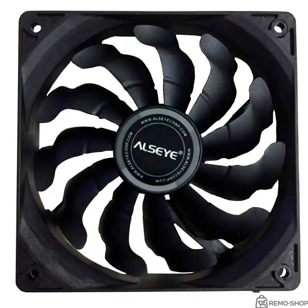 Вентилятор в корпус ALSEYE S120-F  
Fan Size: 120*120*30mm Voltage: 12V Current: 0.15-0.35A±10% Speed: 500 - 1700R.P.M±10% Air Flow: 20~66CFM±10% Static Pressure: 0.25-1.61mmH20±10% Bearing: FDB Lifespan: 40,000hours Noise: 13.3 - 33.8dB(A)±10% LED: None Connector: 2510 4Pin PWM，Cable Length: 300mm (Black)
