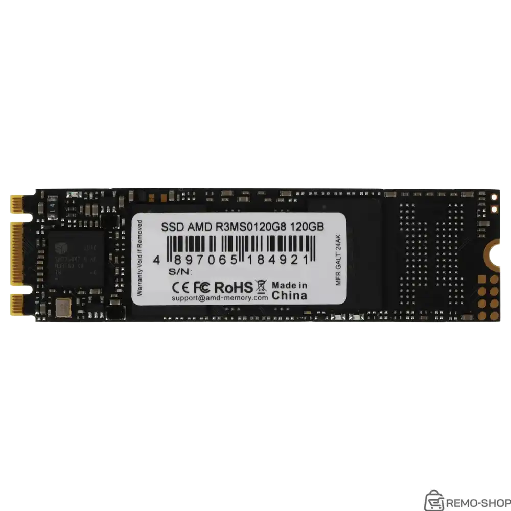 Твердотельный накопитель SSD AMD Radeon M2.2280 120GB R3 Series