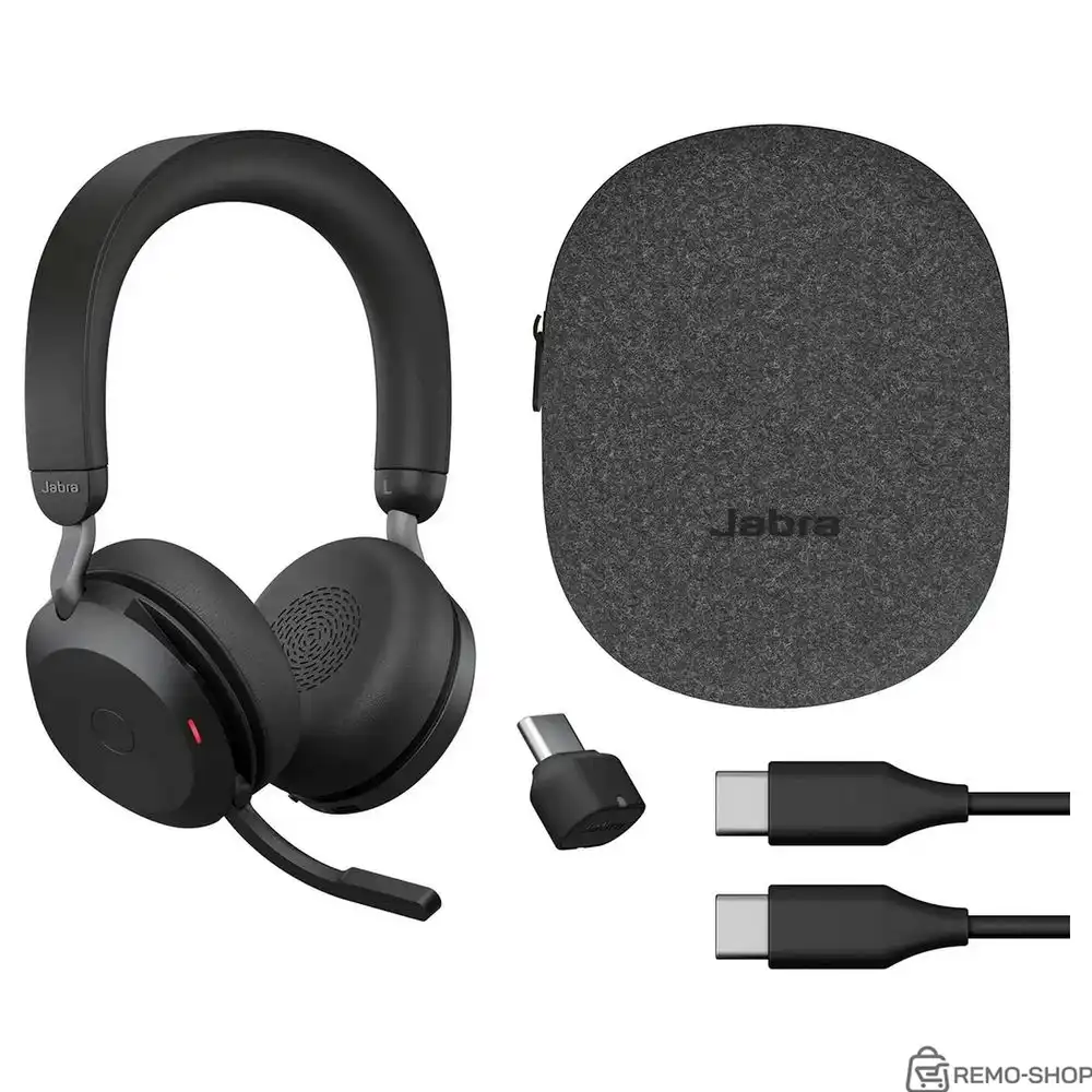 Беспроводная гарнитура Jabra Evolve2 75,
Link380c MS Stereo Black (PN:
27599-999-899) фото 3