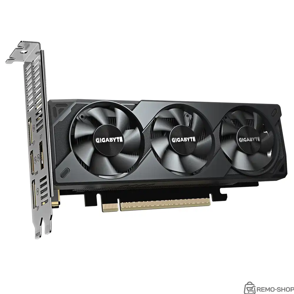 Видеокарта Gigabyte RTX5060 OC Low Profile 8GB GDDR7 128bit 3xDP HDMI 3FAN LP RTL фото 3