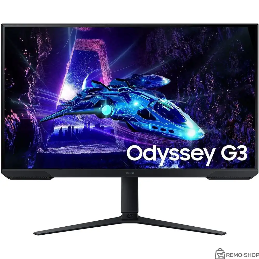 Монитор 32" SAMSUNG S32DG300EI Odyssey G3 G30D FHD  VA, 1920x1080, 180Hz, 1ms, 250сd/m, 3000:1, HDR10 | HDMI(2.0), DP(1.2) | HAS, Pivot, Swivel, ExPSU, Vesa 100, Black