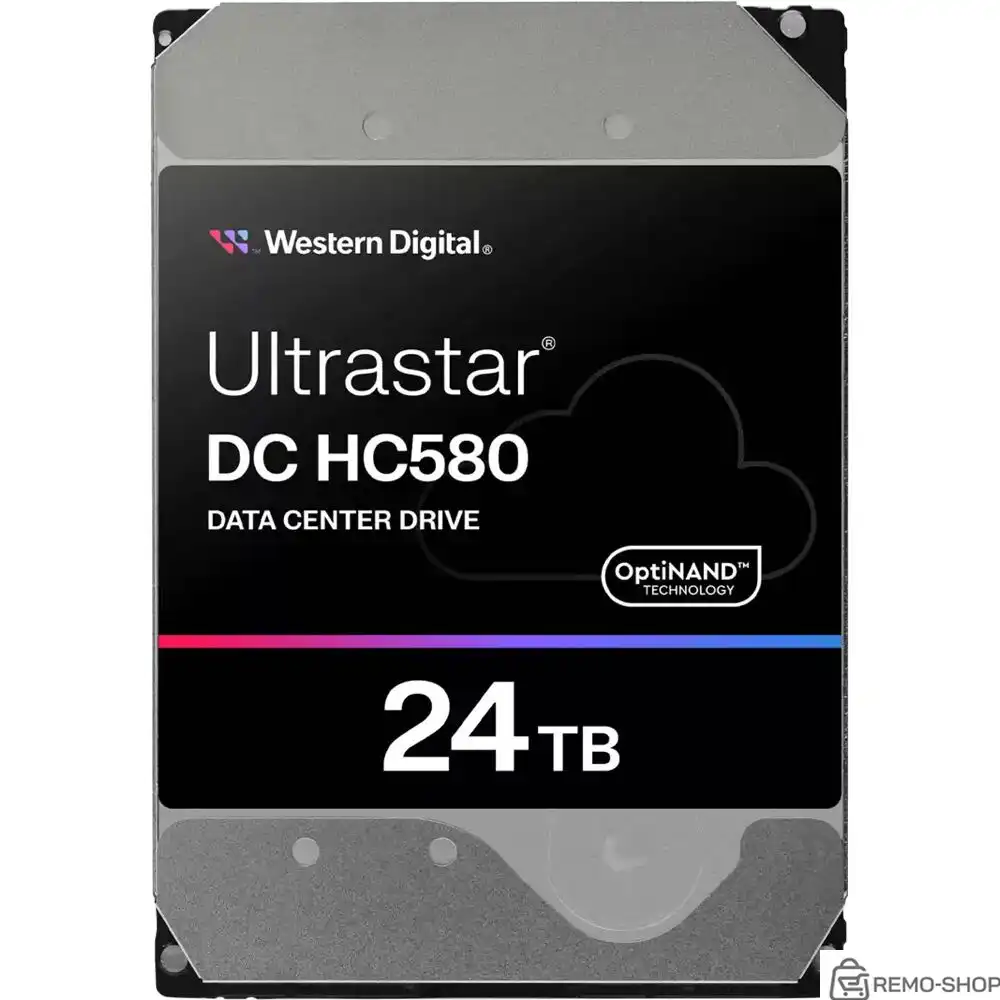 Жесткий диск серверный Western Digital 3.5" 24TB Ultrastar DC HC580 WUH722424ALE604 SATA фото 2 Жесткий диск серверный Western Digital 3.5" 24TB Ultrastar DC HC580 WUH722424ALE604 SATA фото 2