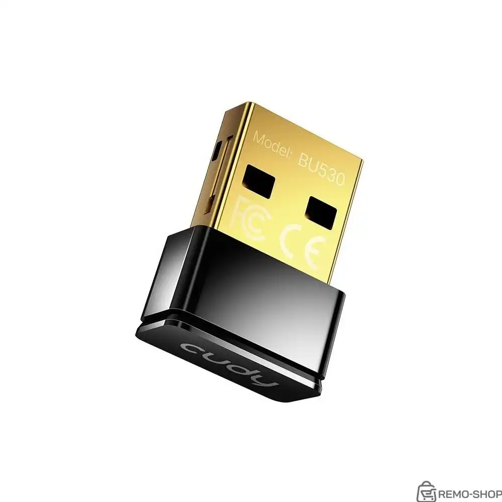 Адаптер беспроводной связи CUDY  BU530  Bluetooth 5.3 Nano USB Adapter, Nano Size, USB 2.0, Windows 11/10/8.1/7