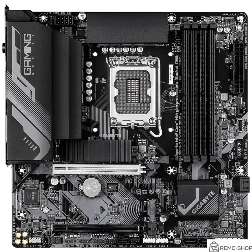 Материнская плата Gigabyte B760M GAMING X WIFI6E GEN5, RTL фото 2 Материнская плата Gigabyte B760M GAMING X WIFI6E GEN5, RTL фото 2