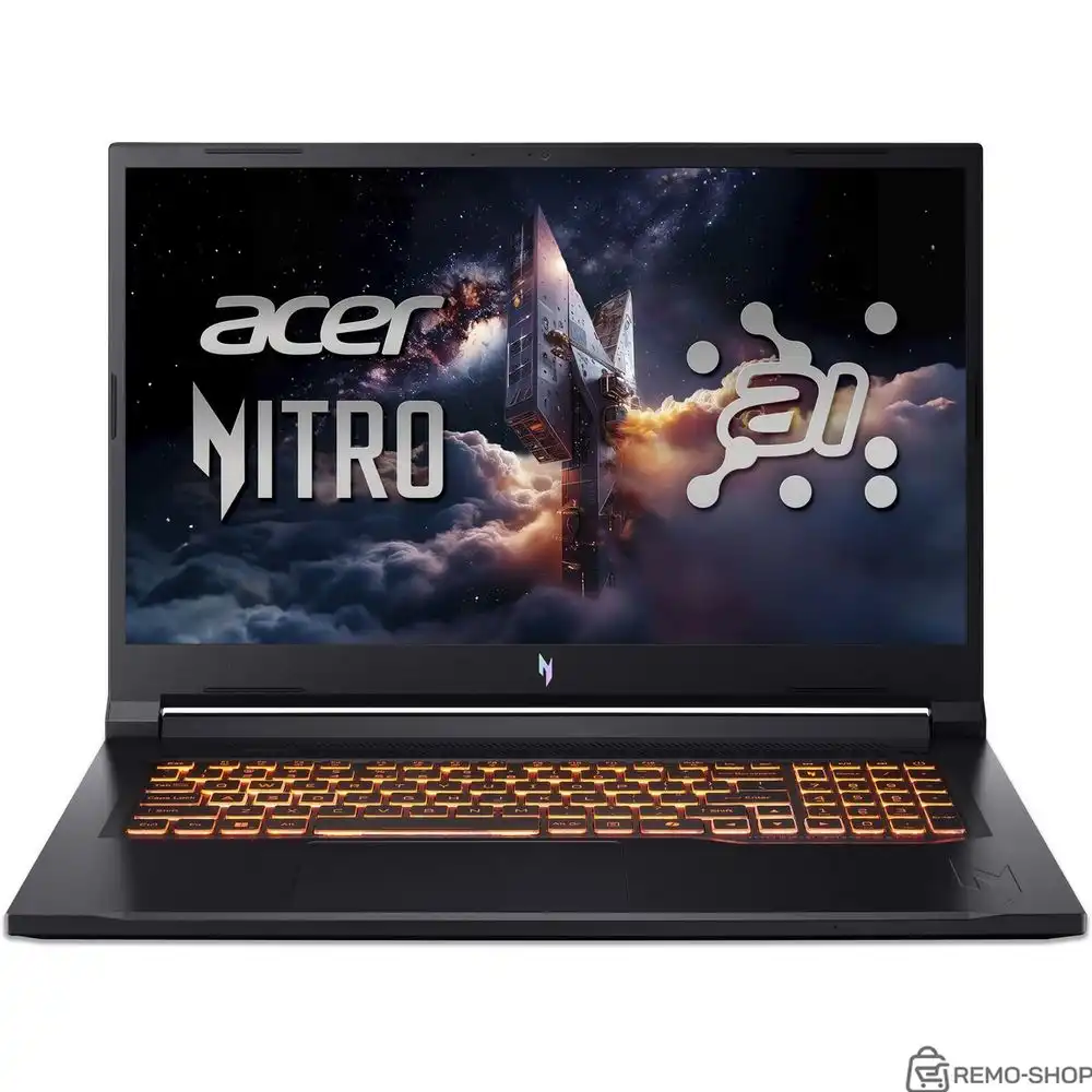 Ноутбук Acer Nitro V 17 AI ANV17-41-R9Q9 AMD Ryzen 7 260/16Gb/SSD1Tb/RTX5060 8Gb (95W)/17.3"/IPS/QHD/2560x1440/165Hz/NoOS/Black/3.1kg (NH.QYVCD.007) фото 3