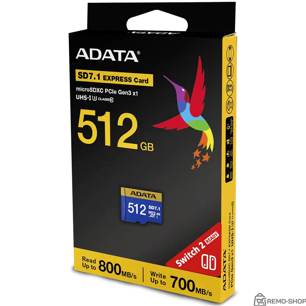 Карта памяти microSDXC 512GB A-DATA Premier Extreme фото 3