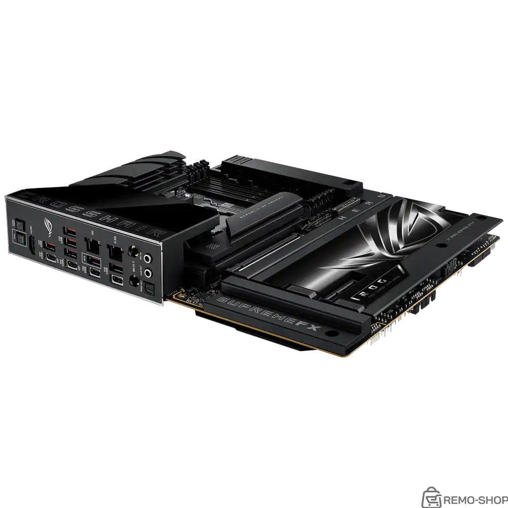 Материнская плата ASUS ROG CROSSHAIR X870E HERO BTF AM5 ATX 4xDDR5 PCIEx16 PCIEx4 5xM.2 4xUSB-C HDMI 5GLAN 2.5GLAN Wi-Fi 7 фото 2