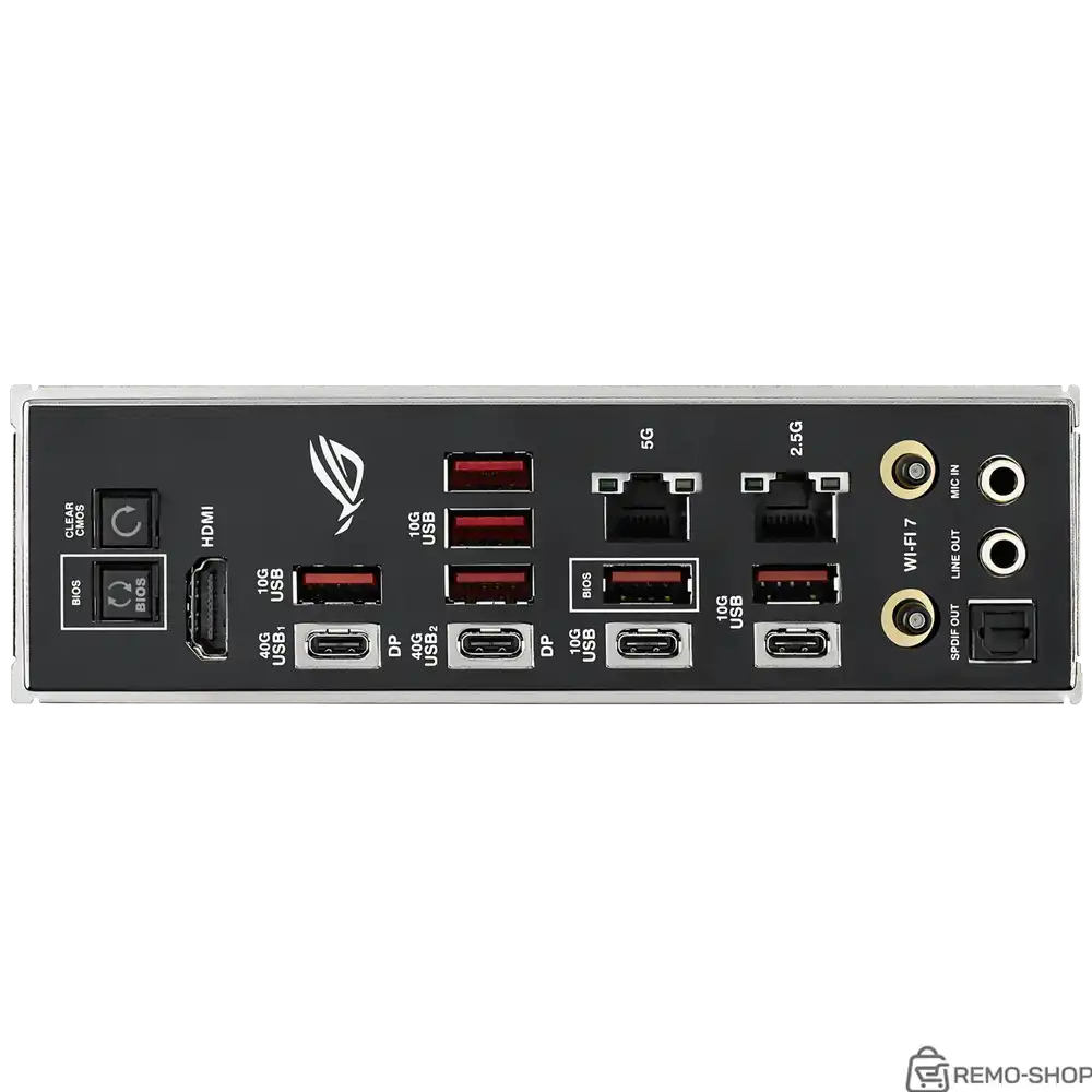 Материнская плата ASUS ROG CROSSHAIR X870E HERO BTF AM5 ATX 4xDDR5 PCIEx16 PCIEx4 5xM.2 4xUSB-C HDMI 5GLAN 2.5GLAN Wi-Fi 7 фото 3