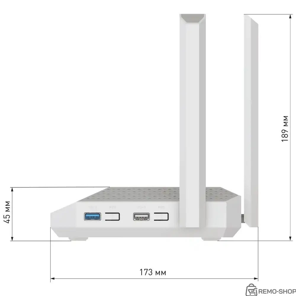 Маршрутизатор (Keenetic)  Netcraze Giga (NC-1012) Мультигигабитный интернет-центр с Mesh Wi-Fi 6 AX3000,  Smart-коммутатором 1×2.5G/SFP и 4×1G, многофункциональными портами USB 3.0 и 2.0
