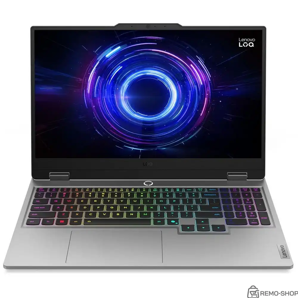 Ноутбук Lenovo LOQ 15IRX10 Intel Core i5-13450HX/16Gb/SSD512Gb/RTX5050 8Gb (100W)/15.6"/IPS/FHD/1920x1080/144Hz/Win11 (SL English)/Luna Grey/2.4kg (83JE002KUS)