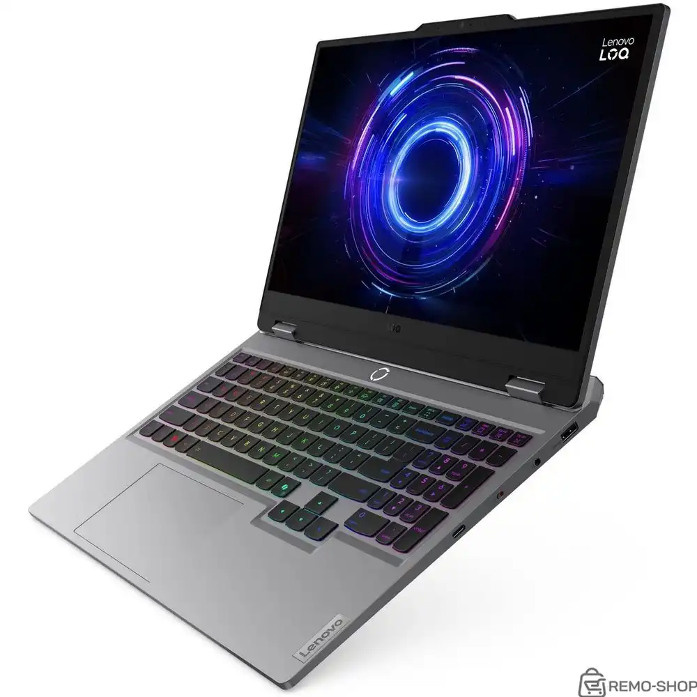 Ноутбук Lenovo LOQ 15IRX10 Intel Core i5-13450HX/16Gb/SSD512Gb/RTX5050 8Gb (100W)/15.6"/IPS/FHD/1920x1080/144Hz/Win11 (SL English)/Luna Grey/2.4kg (83JE002KUS) фото 2