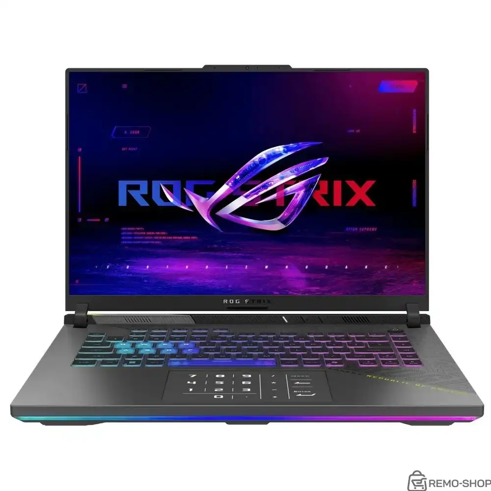 Ноутбук ASUS ROG Strix G16 G614PR-RV089 AMD Ryzen 9 8940HX/32Gb/SSD1Tb/RTX5070 Ti 12Gb (140W)/16"/IPS/WUXGA/1920x1200/165Hz/NoOS/Eclipse Gray/2.5kg (90NR0NJ7-M00620)