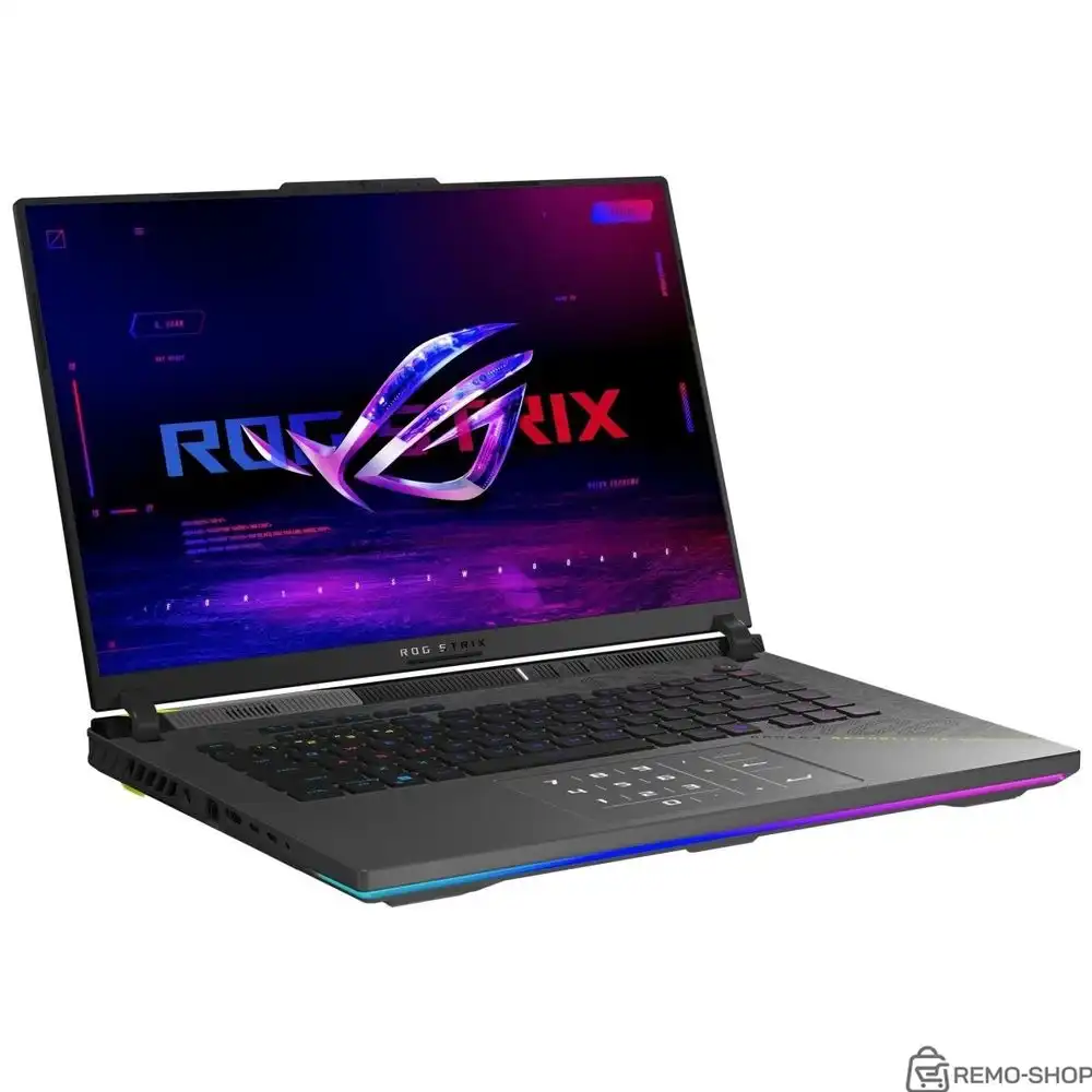 Ноутбук ASUS ROG Strix G16 G614PR-RV089 AMD Ryzen 9 8940HX/32Gb/SSD1Tb/RTX5070 Ti 12Gb (140W)/16"/IPS/WUXGA/1920x1200/165Hz/NoOS/Eclipse Gray/2.5kg (90NR0NJ7-M00620) фото 2