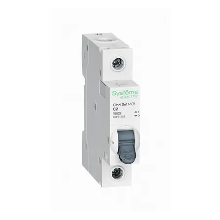 Автоматический выключатель Systeme Electric City9 Set C 2A 1P 4,5kA
