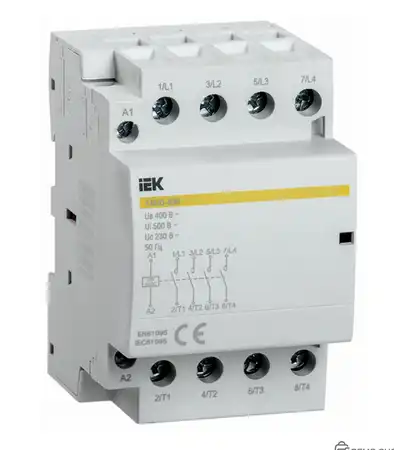 Модульный контактор IEK КМ40-40М 40А 400В 4НО