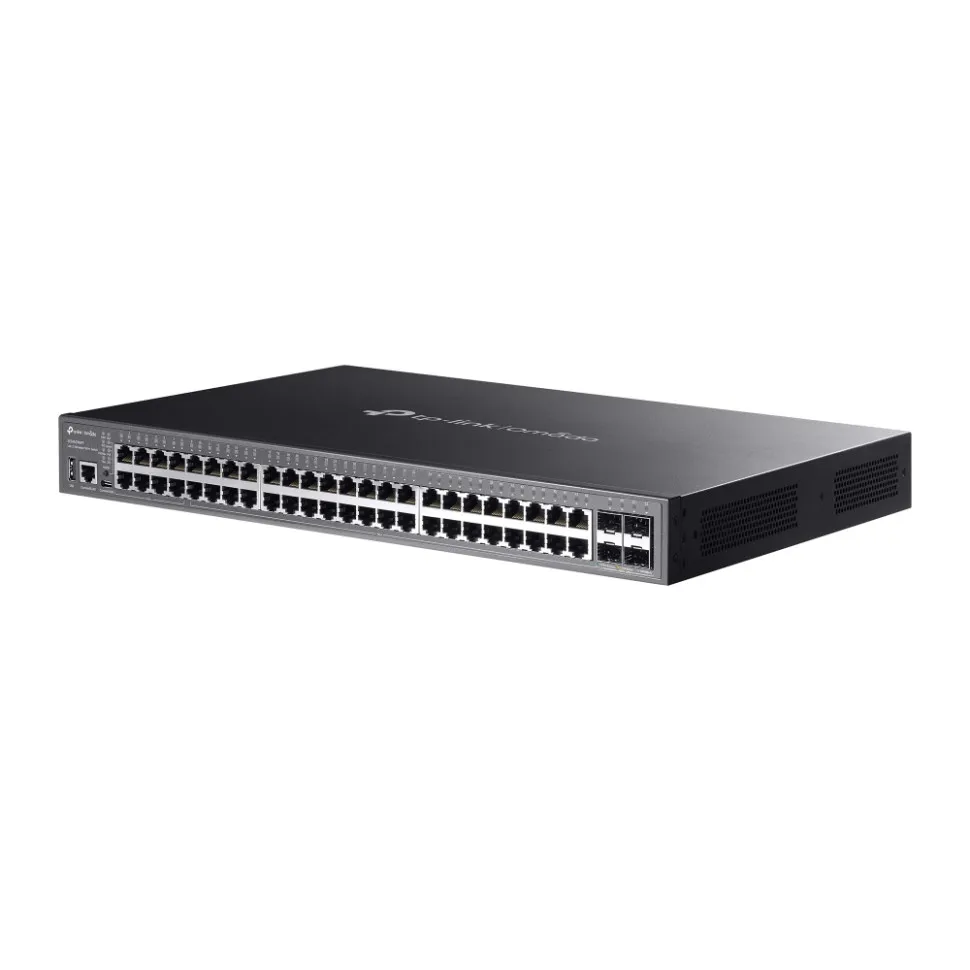 48-портовый управляемый PoE++ коммутатор Omada с 4 слотами 10G SFP+ фото 2