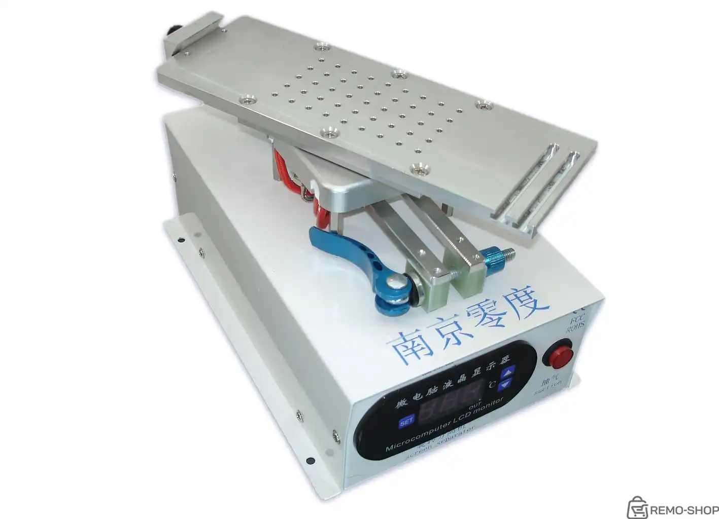 Поворотный термостол с фиксатором телефона для ремонта электроники