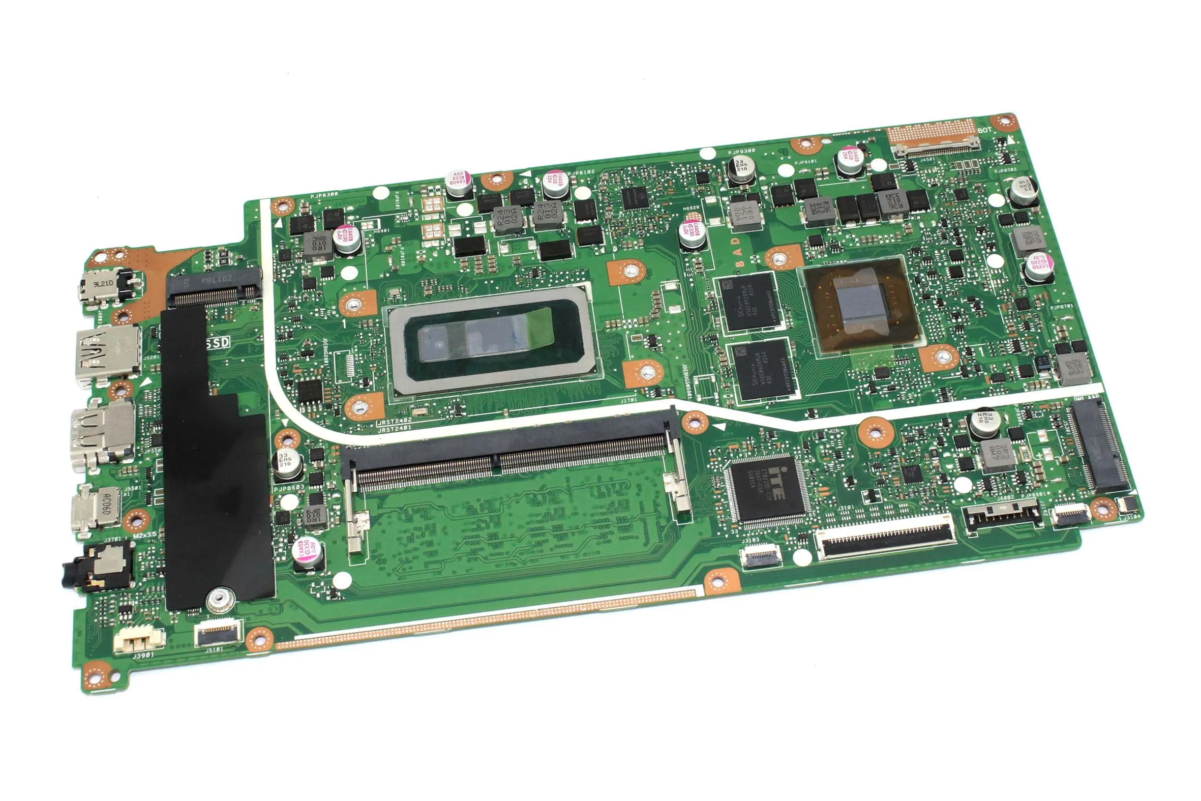 Материнская плата Asus X712FB с процессором Intel Core i3-10110U и 4 ГБ ОЗУ