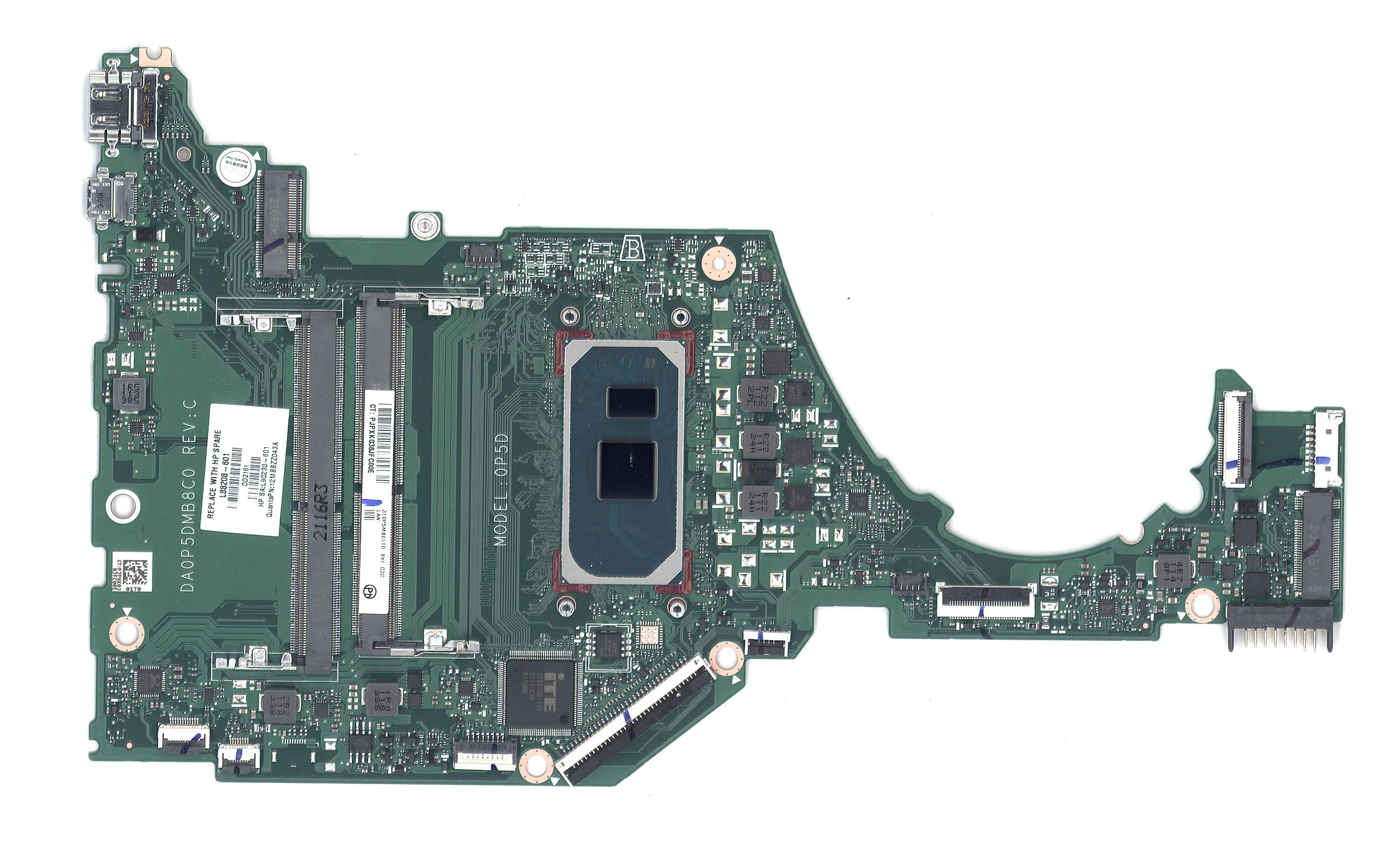 Материнская плата HP для ноутбуков 15-dy, 15s-fq, 15-fq с процессором Intel Core i5-1035G4