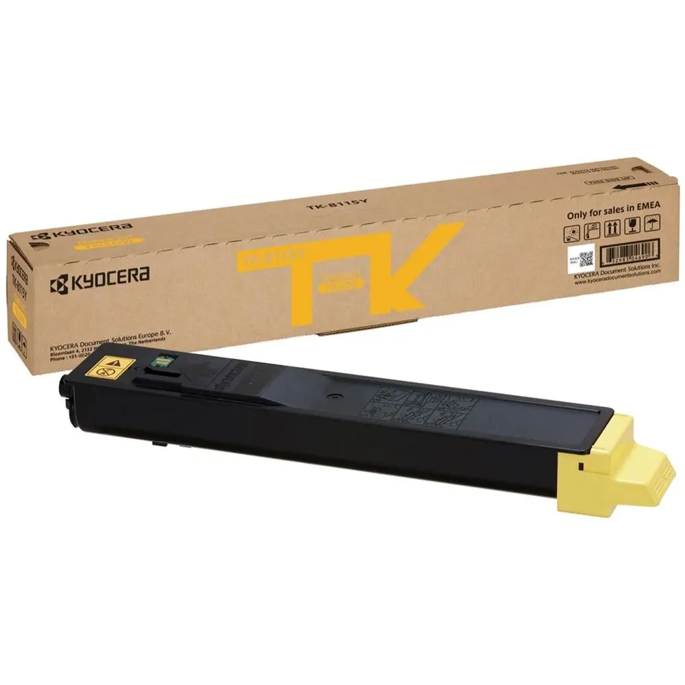 Тонер-картридж Kyocera TK-8115Y (желтый) фото 3
