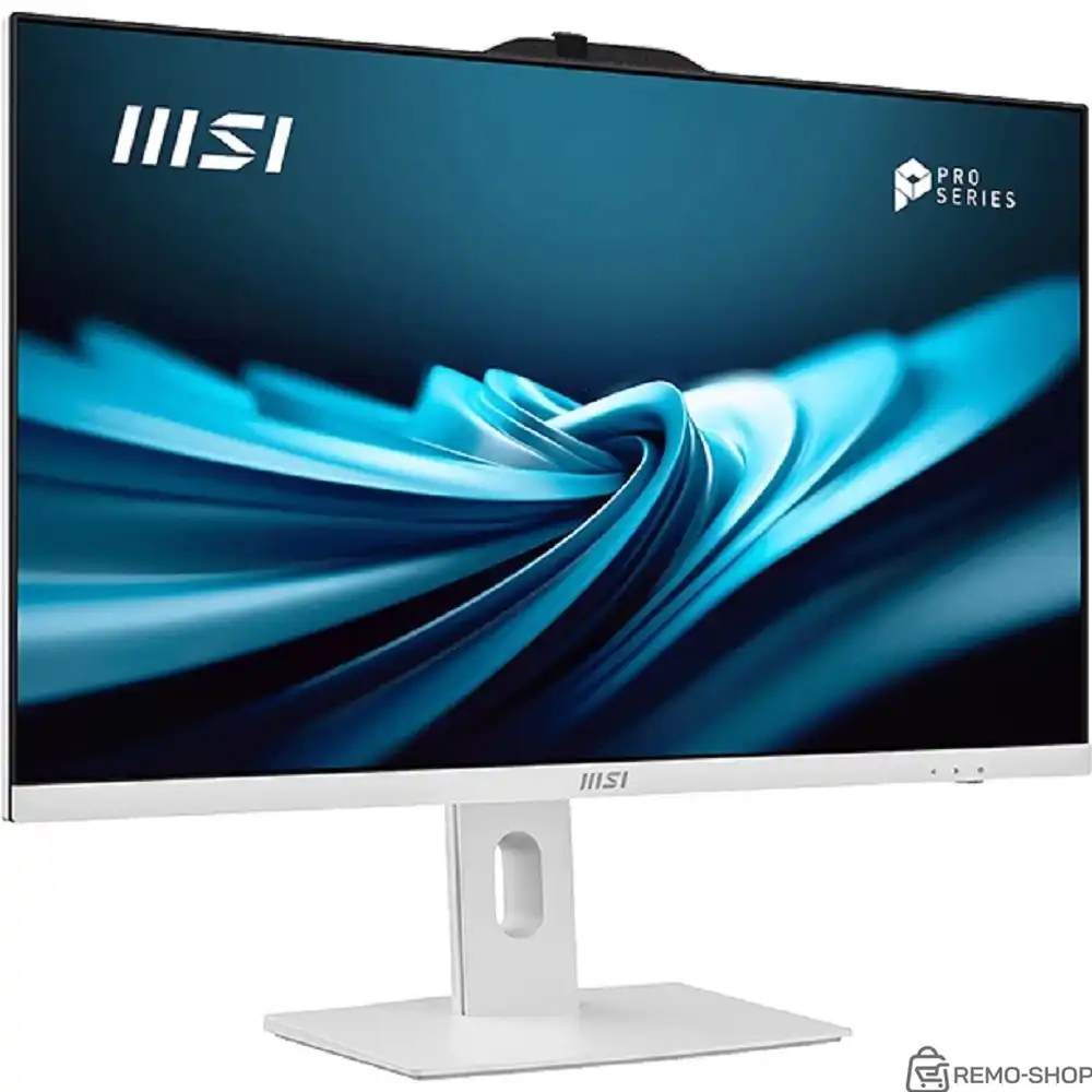 Моноблок/ MSI Modern AM242TP 1M-1026XRU   23.8"(1920x1080 IPS)/Touch/Intel Core 5 120U(1.4Ghz)/16384Mb/512PCISSDGb/noDVD/Int:Intel® Graphics/Cam/BT/WiFi/war 1y/4.65kg/Black/DOS + Wireless KB+M фото 3