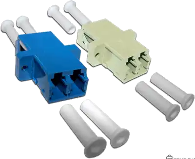 Дуплексный оптический адаптер LC для одномодовых и многомодовых волокон